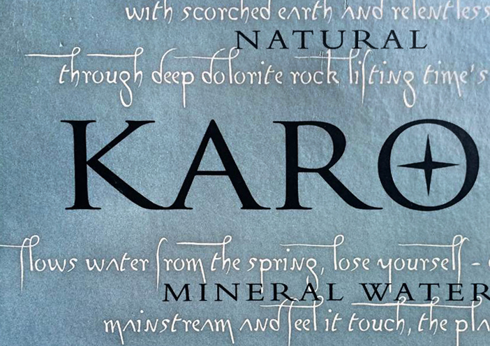 Karoo typografie