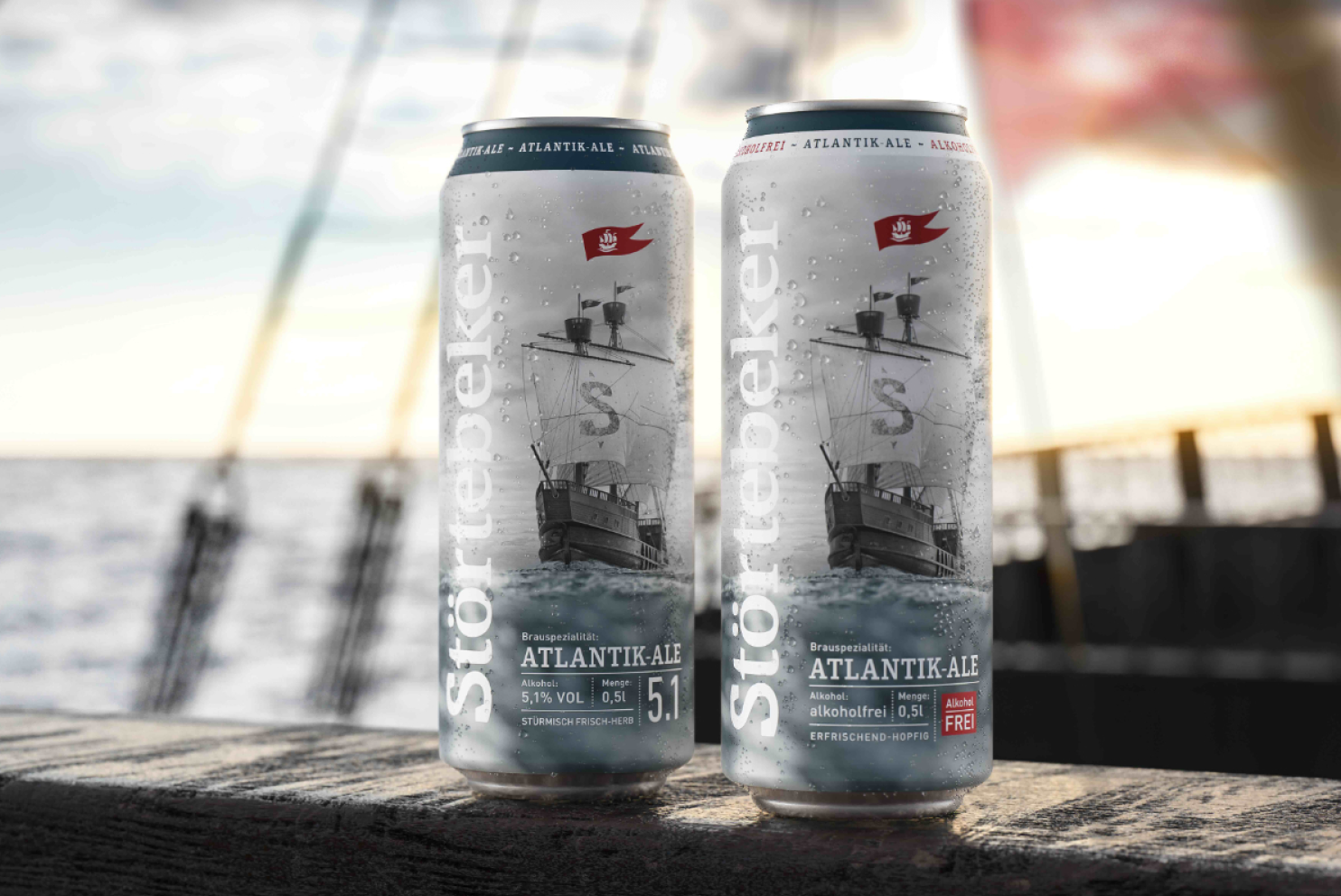 Design-Premiere: Störtebeker  erobert die 0,5l-Dose